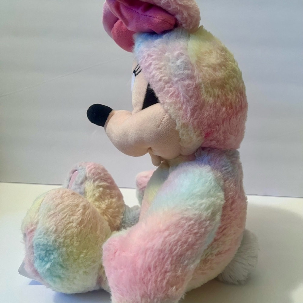 Disney Store Minnie Mouse Easter 2025 Plush Bunny Pastel Decoration Spring - Picture 4 of 9